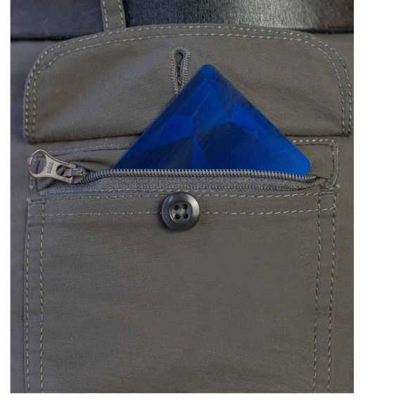 SET of 2 Pairs of Clothing Arts Pocket Proof Travel Pants in Green/khaki sz 8 - Picture 13 of 16